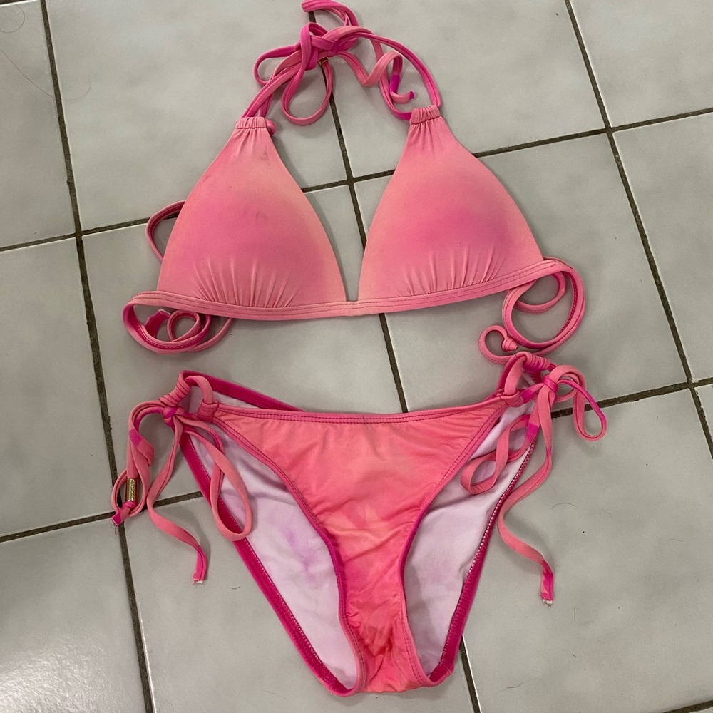 Voda Swim pink push up bikini